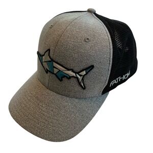 Fathom Offshore Flexfit Shark Trucker Hat Size‎ LG-XL